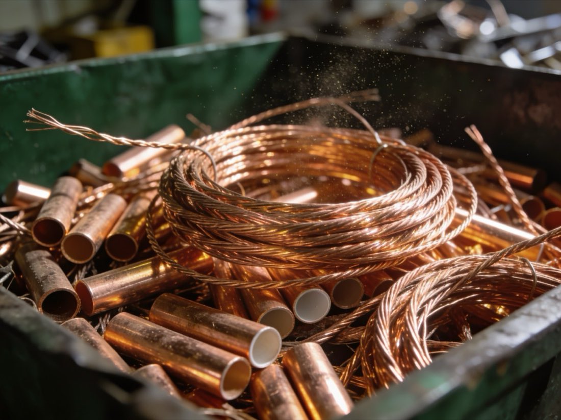 Cobre — recyclable material we buy in Long Beach, CA